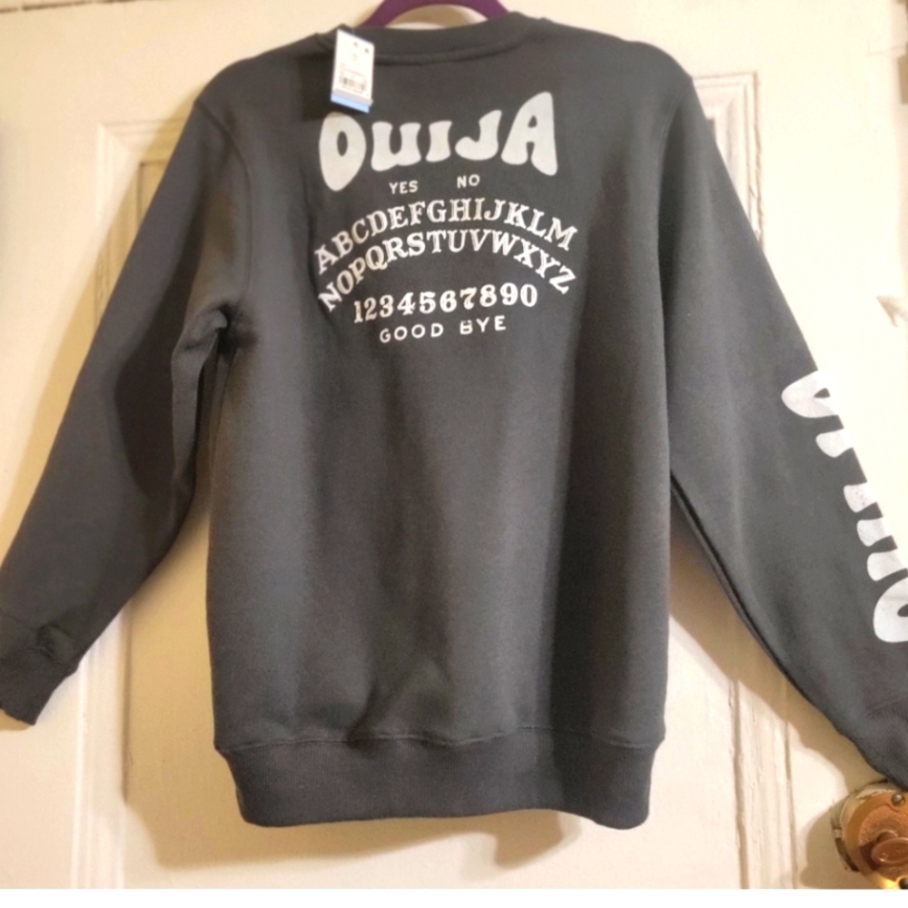 Ouija Board 24 Graphic Gray Sweatshirt Size Large